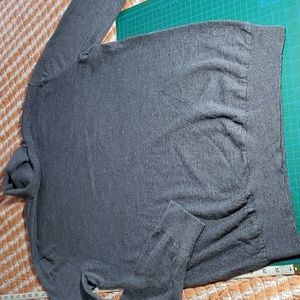 tall XL grey turtleneck Italian merino yarn banana republic long sleeve